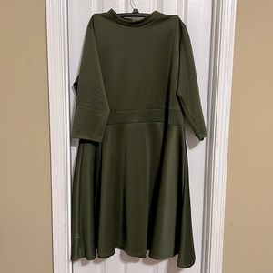 Olive green dress!